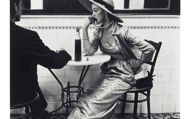IRVING PENN (1917-2009), Café in Lima, 'Vogue' fashion photograph (Jean Patchett), 1948