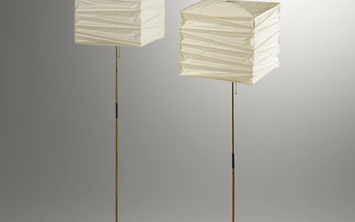 Isamu Noguchi1904–1988, Akari light sculptures model BB3-45X, pair