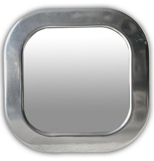 Italian Production. Mirror square shape with rounded