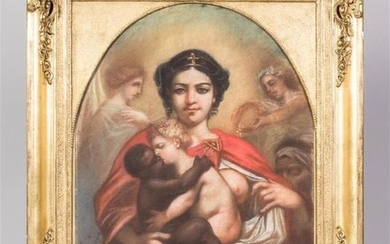 Italian school circa 1860. "Allegory of love under ancient Rome"....