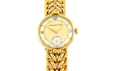 JAEGER-LECOULTRE - an 18ct yellow bracelet watch, 25mm.