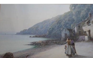 JOHN WHITE (1851-1933) EARLY EVENING, CAWSAND, PLYMOUTH Sign...