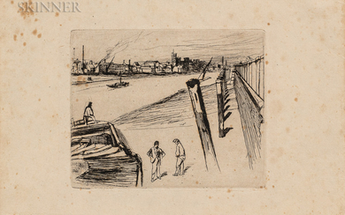 James Abbott McNeill Whistler (American, 1834-1903) Millbank