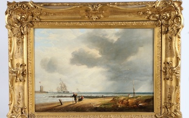 James Wilson Carmichael (British, 1800-1868) Coastal Scene ...