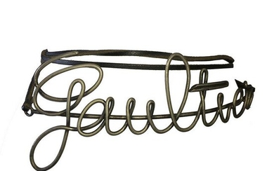Jean Paul Gaultier Cursive Large Script Logo Monogram
