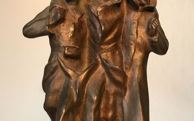 Jules Herbays (1866-1940) - Sculpture, Soldiers of the First World War (1) - Realist - Bronze - Early 20th century