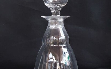 K.P.C. de Bazel - Glasfabriek Leerdam - Elixir decanter (height with stopper 17 cm)