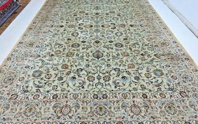 Kashan XXL Top Qualität fein Signierter - Carpet - 487 cm - 313 cm