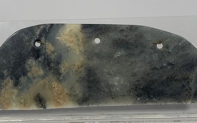 Knife in Jade from Neolithic China - ca 4000 BC - 30cm - 10.5 cm
