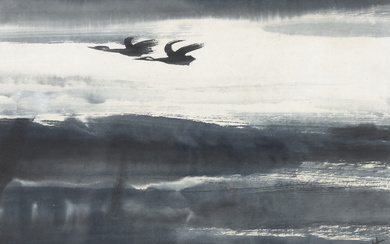 LIN FENGMIAN (1900-1991) Flying Goose