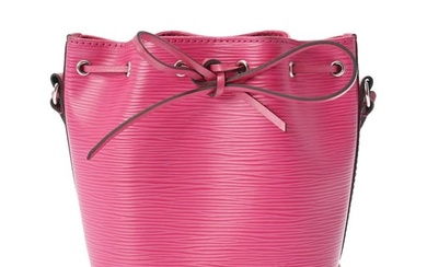 LOUIS VUITTON Epi Nano Noe Hot Pink M42573 Women's Leather Shoulder Bag