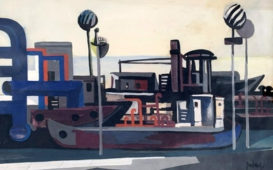 LUCIANO GASPARI, Barconi-cisterna, 1951