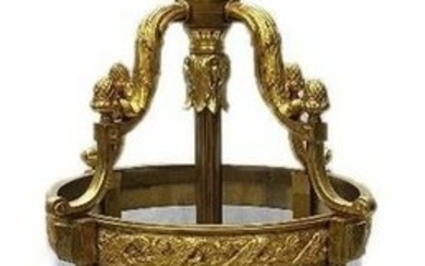 Lantern - Empire Style - Bronze (gilt), Glass - 19th century
