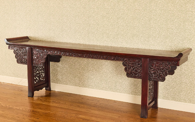 Large Chinese Rosewood Altar Table, early 20th century