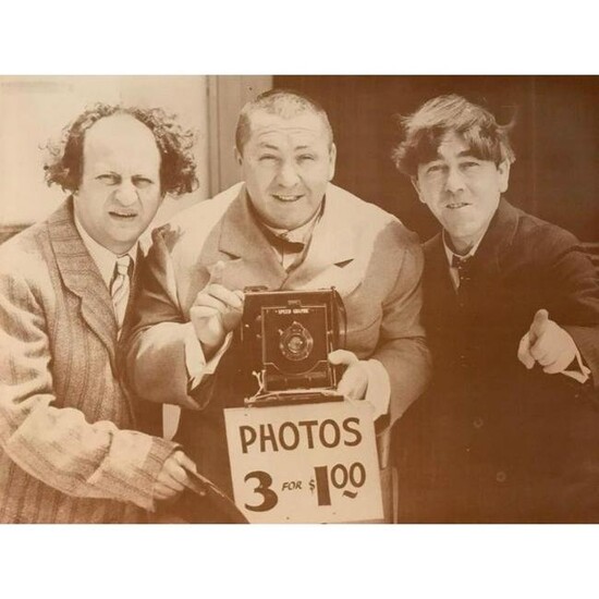 Large Size Three Stooges Photo Print
