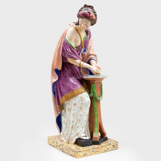 Large Staffordshire Pearlware Figure Emblematic of
