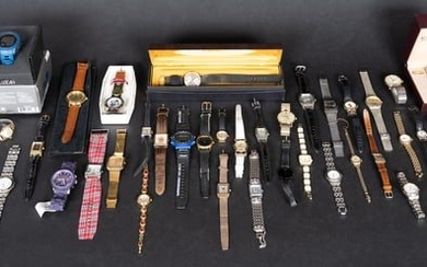 Large Vintage Wristwatch Lot Over 50 watches
