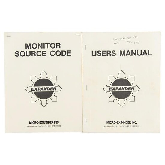 Lee Felsenstein's (2) Expander Manuals (c. 1981)