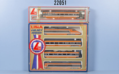 Lima H0 109711 4-teiliger E-Triebzug TGV der SNCF und 1 Barwagen, Z 0-1, in ...