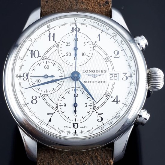 Longines - Limited Edition - 130th Anniversary Automatic-Chronograph - L2.615.4- Men - 1990-1999