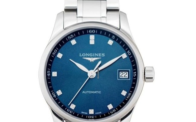 Longines Master Collection L23574976 - Master Collection Automatic Blue Dial Stainless Steel Ladies