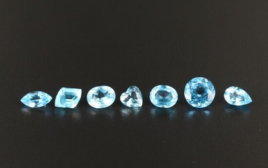 Loose 15.58 CTW Mixed Faceted Topaz