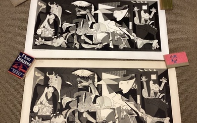 Lot of 2 Pablo Picasso "Guernica" Prints