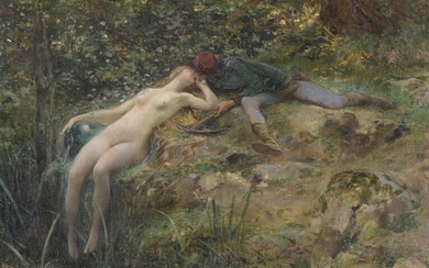 Luc-Olivier MERSON (1846-1920) Un amour...