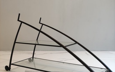 Lumen - Gilles Derain - Table (1) - Glass, Metal