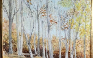 M. Sava, Summer Forest, Oil Painting