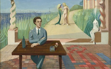 MAX ERNST (1891-1976) & MARIE-BERTHE AURENCHE (1906-1960) Portrait d'André Breton