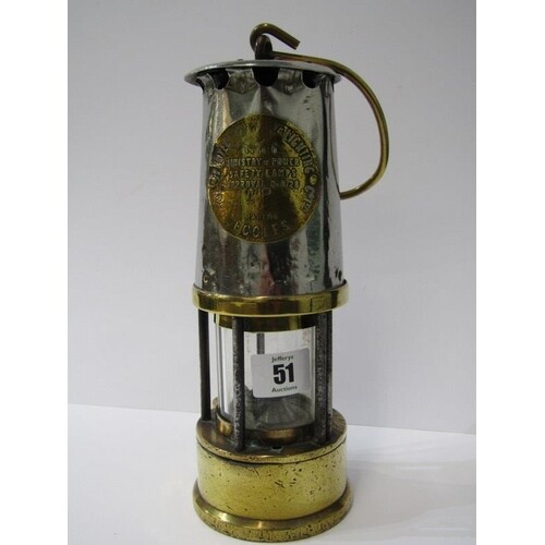 MINERS LAMP, "The Protector" type 6 safety lamp