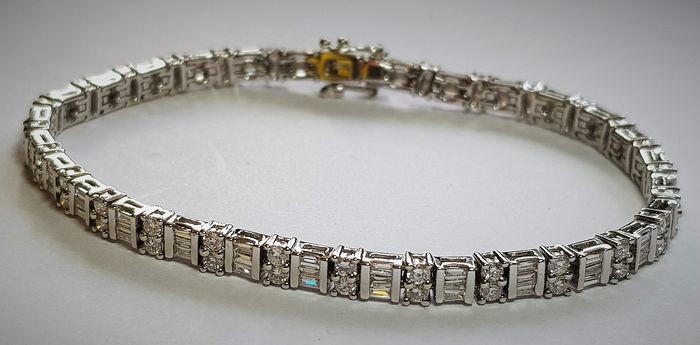 Mahlberg - 18 kt. White gold - Bracelet - Diamonds