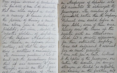 Manuscript Account of Travel from England to Russia and Poland in 1872