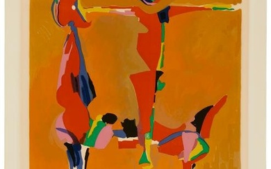 Marino Marini (1901-1980), "Idea del Cavaliere," 1971, Lithograph in colors on Arches