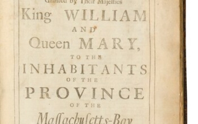 Massachusetts Bay Colony | An early printing of the charter and laws of Massachusetts Bay