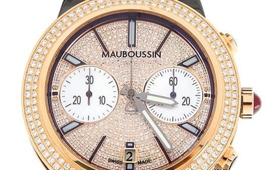 Mauboussin - Life for Ever en Or Rose 18k et Céramique - Pavage Diamants - Men - 2011-present