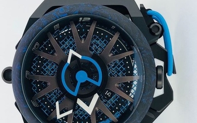Mazzucato - RIM Reversible Monza Carbon Fiber Blue Automatic andChronograph- LIMITED EDITION - Men - brand new