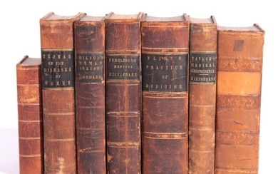 Medical Leather bound Books - Early 19th C.