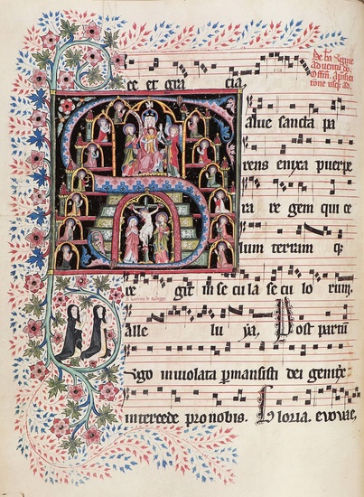 [Medieval manuscripts]. Das Graduale von St. Katharinenthal um 1312. Luzern,...