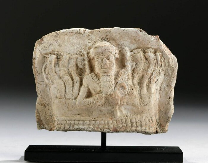 Mesopotamian Pottery Relief Panel of Deity - Martu