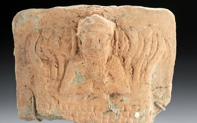 Mesopotamian Terracotta Plaque w/ Image of Martu