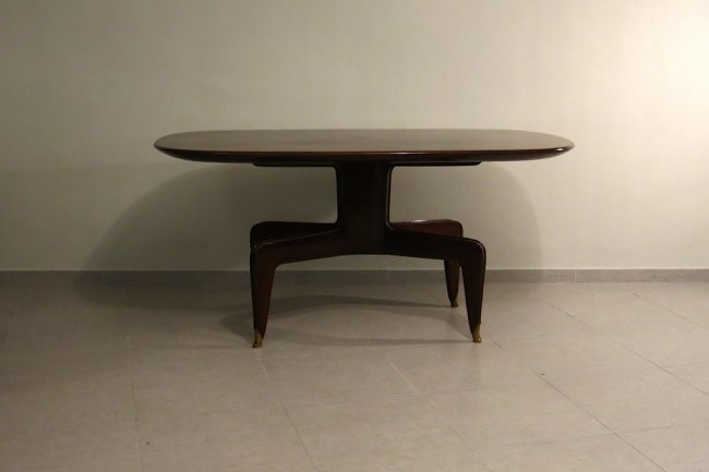 Mid-Century Wooden Dining Room Table, Italy