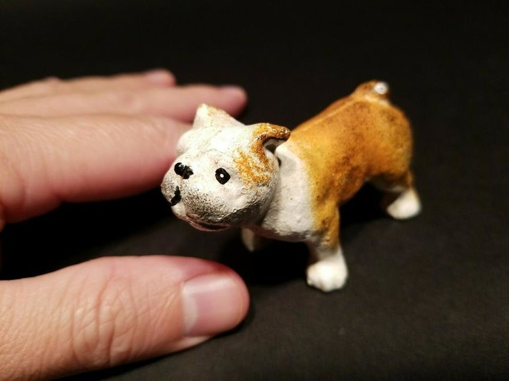 Miniature Cast Iron English Bulldog Dog