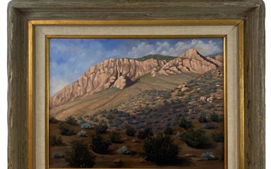 Mountain Lanscape Oil Painting by J. Hoban