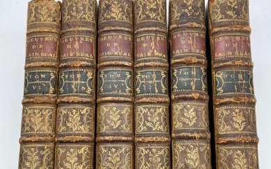 Oeuvres de Mr l'Abbé de Saint-Réal ( Complet 6 tomes ) - 1740