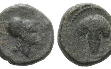 Northern Apulia, Arpi, c. 215-212 BC. Æ (14.5mm, 4.05g, 1h)....