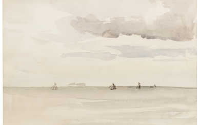 PHILIP WILSON STEER, O.M. (1860-1942) Yachts at sea