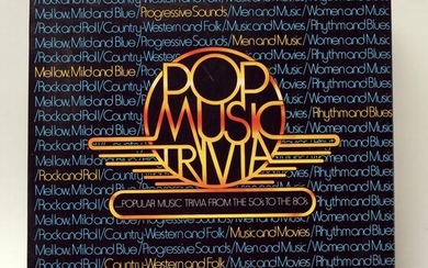 POP MUSIC TRIVIA GAME IN BOX 1985