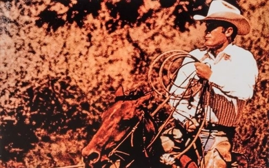 PRINCE, RICHARD (b. 1949) Untitled [Cowboy with lasso], from the Cowboys and Girlfriends series.